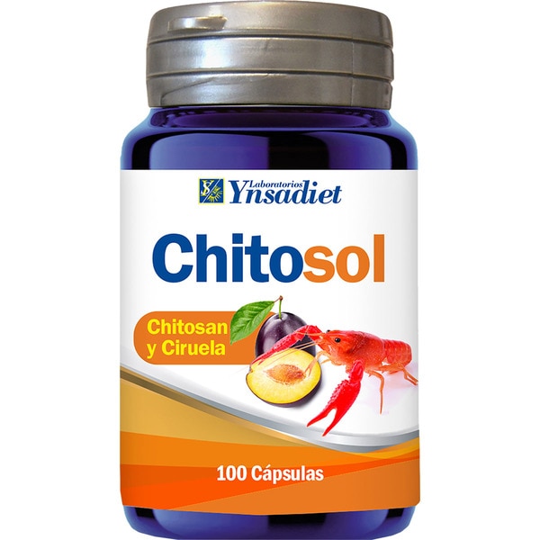 YNSADIET Chitosol chitosán y ciruela bote 100 cápsulas