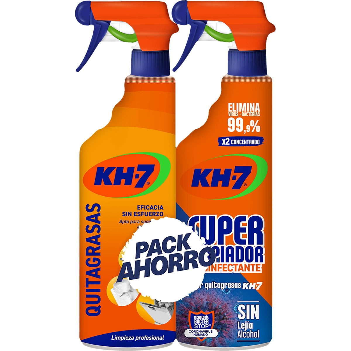 Liquid grease remover spray gun 750 ml + Super cleaner disinfectant