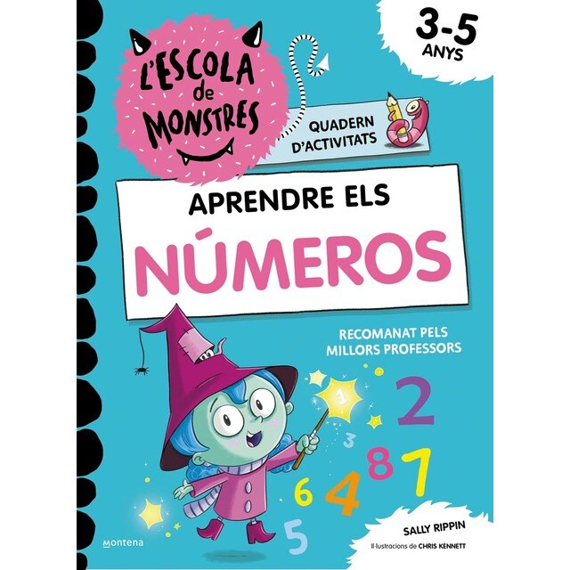L'Escola de Monstres. Quadern d'activitats - Aprendre els NÚMEROS: Quadern de matemàtiques per a nens de 3 a 5 anys (Tapa blanda)
