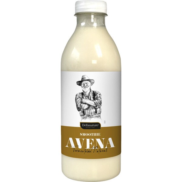 DELLANATURE Smoothie avena fermentada natural botella 750 ml
