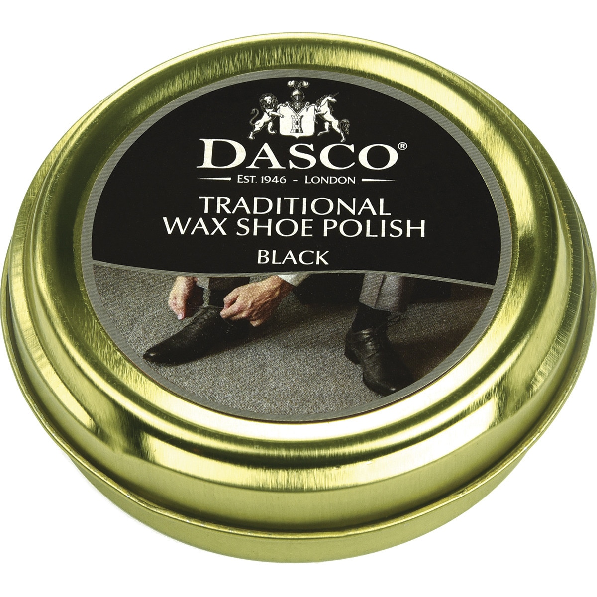 Traditional black cream shoe polish tin 50 ml · DASCO · Supermercado El