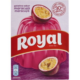Royal Gelatina de Maracujá embalagem 114 g