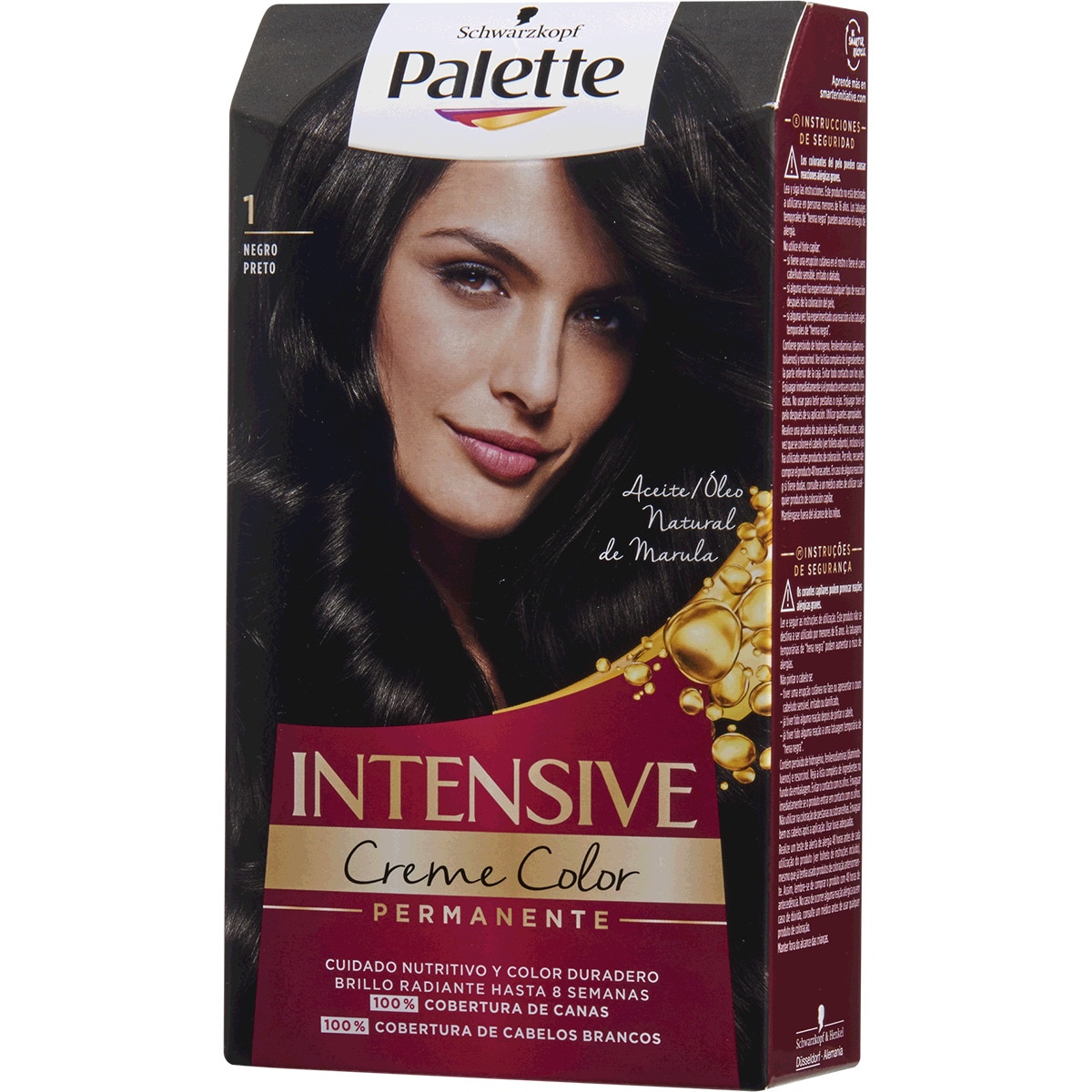 Schwarzkopf Palette Coloração Permanente Nº 1 Preto, 1.0