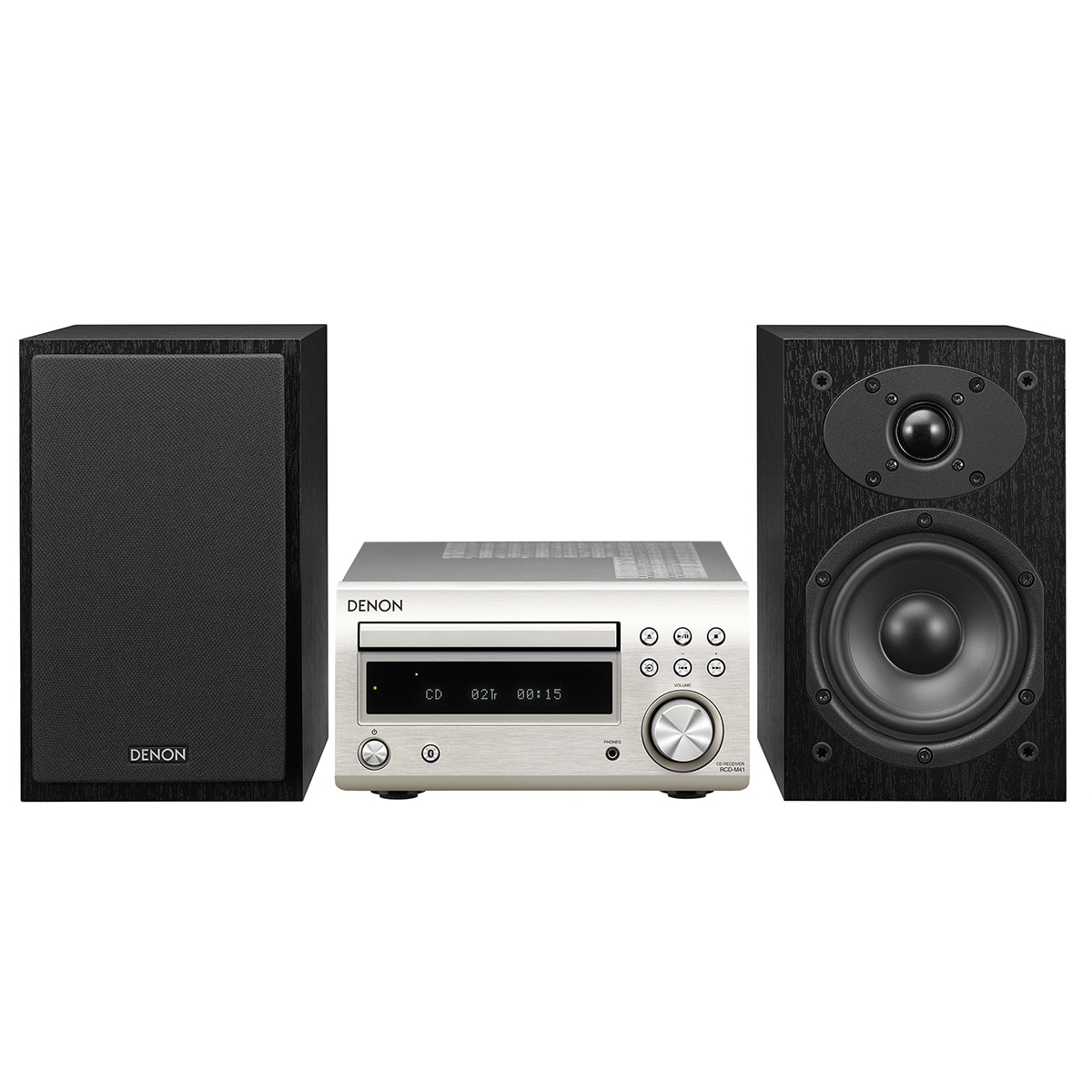 Denon - Microcadena Denon DM-41 DAB SILVER-BLACK.