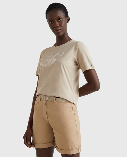Women's organic cotton T-shirt with 