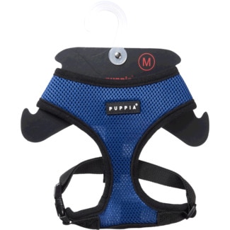 Puppia Peitoral Soft Azul Escuro Tamanho M embalagem 1 unidade