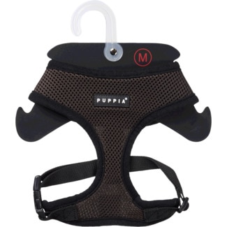 Puppia Peitoral Soft Castanho Tamanho M embalagem 1 unidade