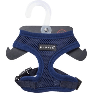 Puppia Peitoral Soft Azul Mar Tamanho XS embalagem 1 unidade
