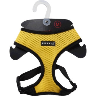 Puppia Peitoral Soft cor Amarelo Tamanho M embalagem 1 unidade