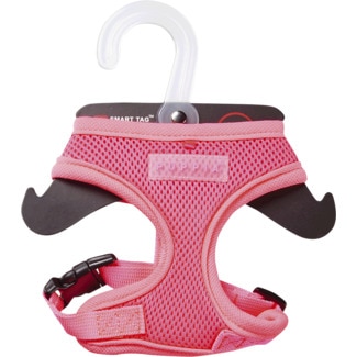 Puppia Peitoral Soft Rosa Tamanho XS embalagem 1 unidade