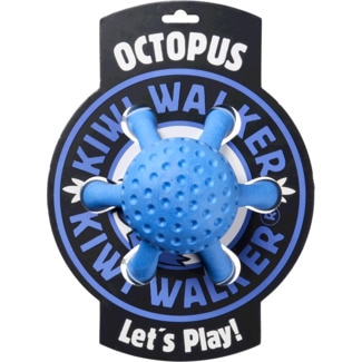 Kiwi Walker Brinquedo para Cão Octopus cor Azul embalagem 1 unidade