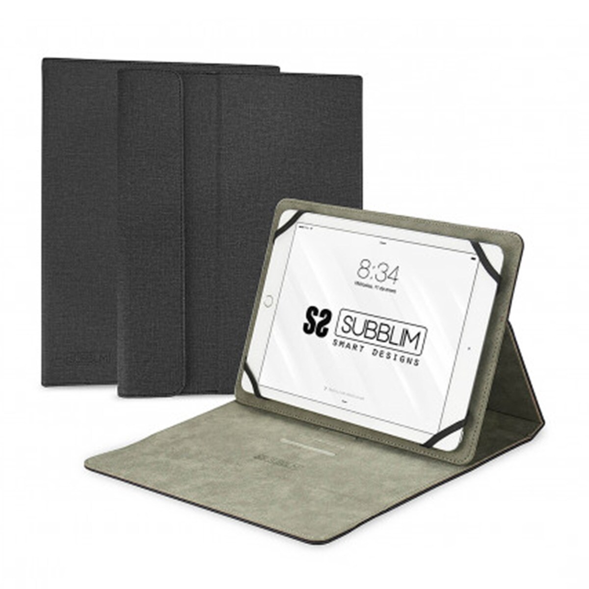 Capa Subblim Clever para Tablets até 11" - Preto Preto-2