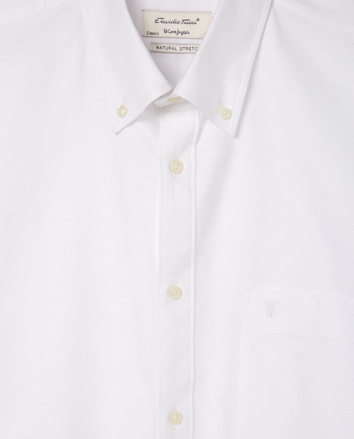Camisa de hombre oxford de manga larga classic fit
