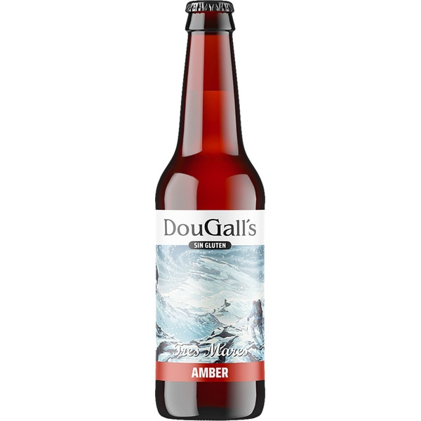 precios Dougall's Tres Mares Amber Cerveza Tostada Artesanal De Cantabria  Sin Gluten Botella 33 Cl en Hipercor