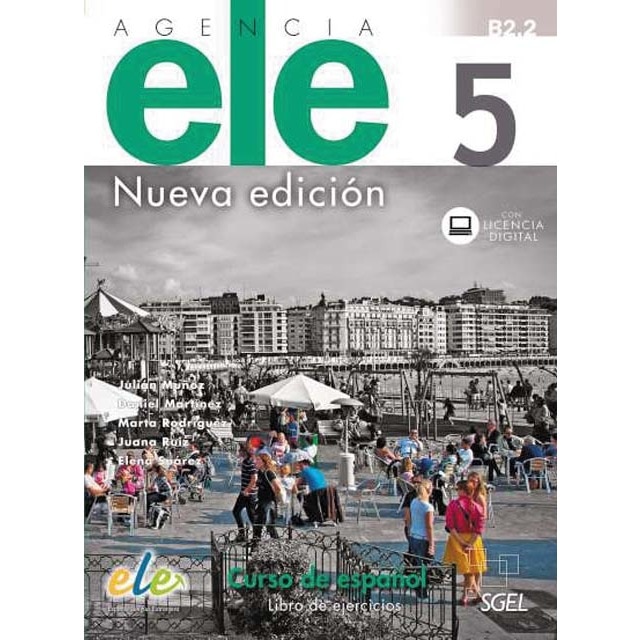 Agencia ELE 5 libro de ejercicios. Nueva edición. + Licencia Digital (Tapa blanda)