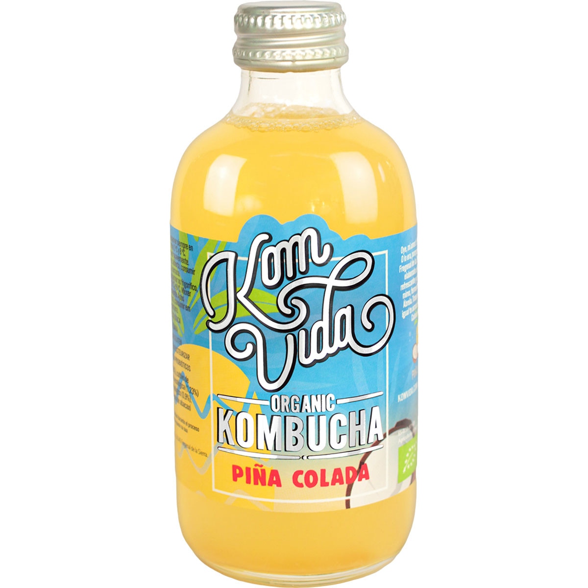 Organic piña colada kombucha bottle 250 ml · KOMVIDA · Supermercado El Corte Inglés