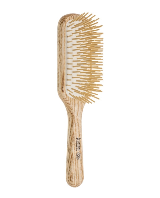 Cepillo Neumático paleta madera fresno púa gruesa de resina Bamar