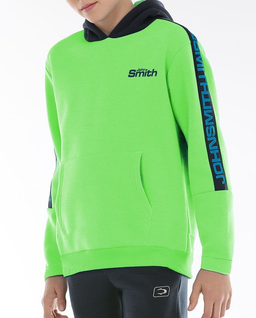 Sudadera Roxen 21v verde fluor