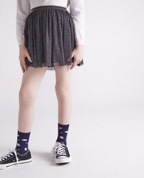 Jupe fille avec tulle et lurex