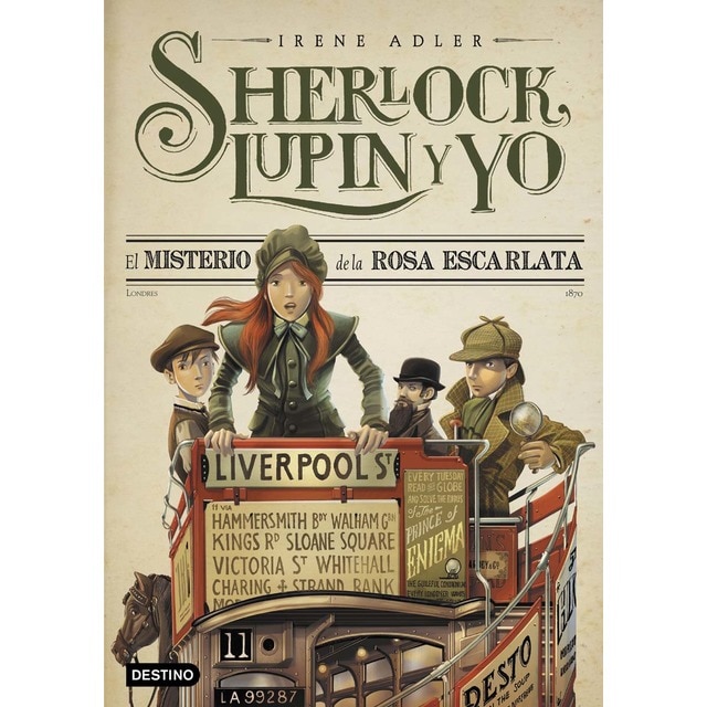 El misterio de la Rosa Escarlata: Sherlock, Lupin y yo 3 (Tapa blanda con solapas)