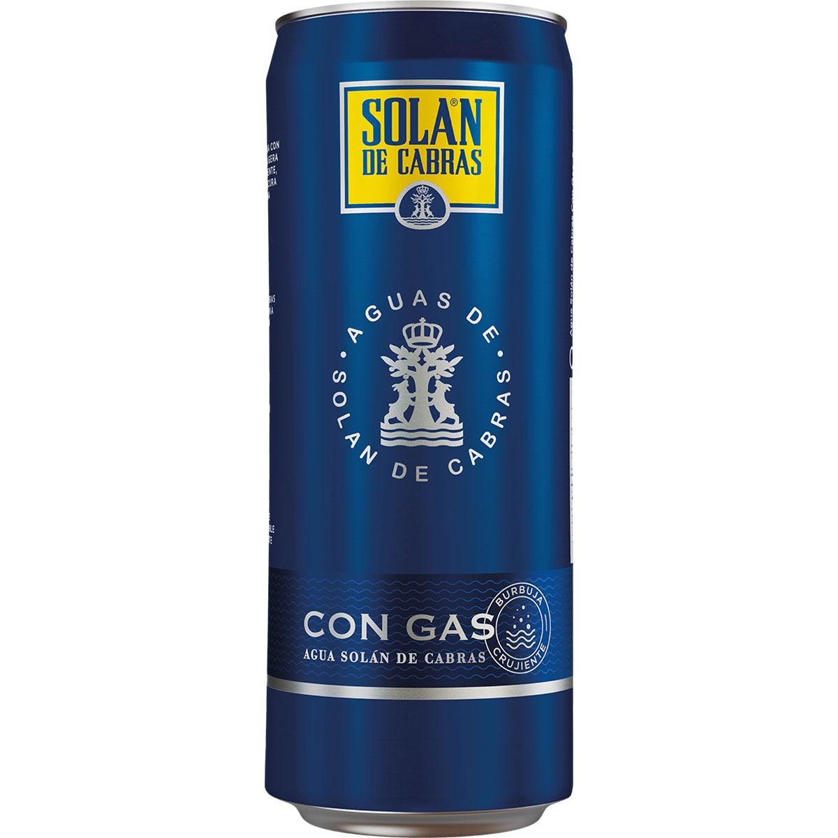 Agua Mineral Natural Con Gas Lata Cl Solan De Cabras