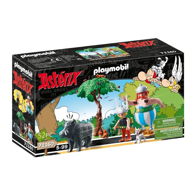 La caza del jabalí Astérix, Obélix y el perro Idéfix Playmobil Astérix