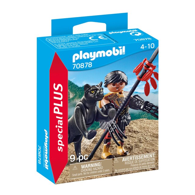 Figura Guerrero con Pantera Playmobil Special Plus