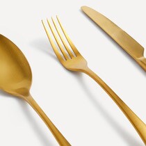 El Corte Inglés Mirabelle Matt Gold table spoon