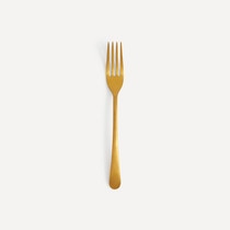 El Corte Inglés Mirabelle Matt Gold dessert fork