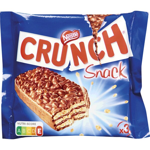 Snack Wafer Crunch Pack 3 unidades 33 g