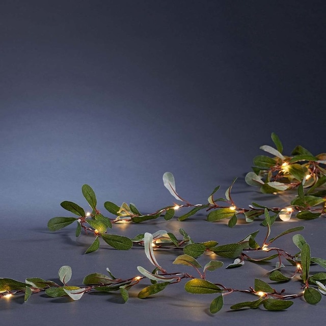 Guirnalda con hojas 25 luces LED Roche El Corte Inglés