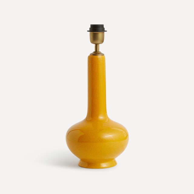 Base para lámpara de mesa mostaza Bell El Corte Inglés
