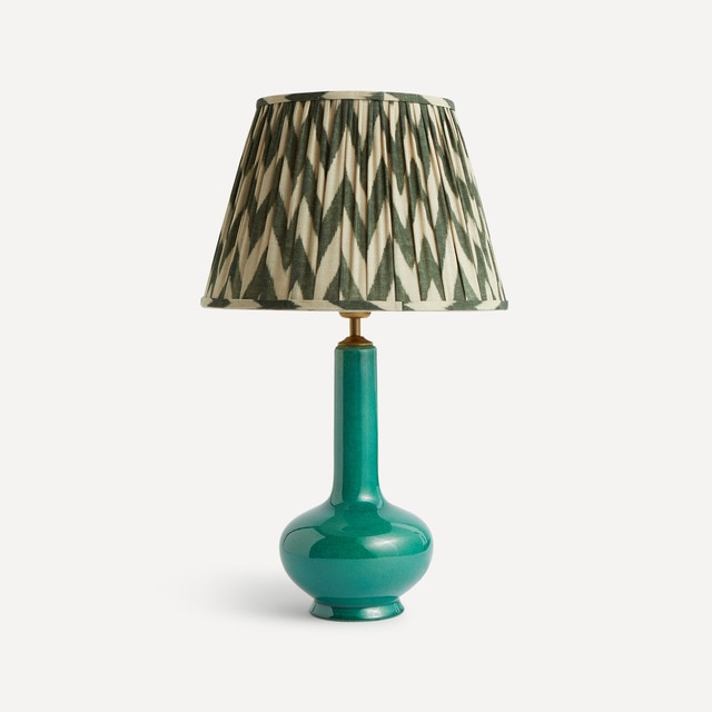Lámpara de mesa Bell Verde + pantalla Bali Verde El Corte Inglés