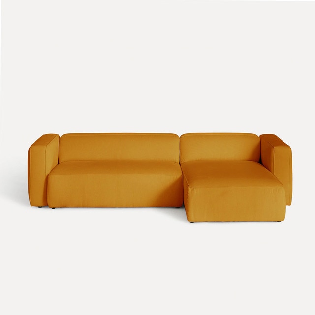Sofá de 5 plazas con chaiselongue Klein Room - El Corte Inglés