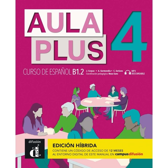 Aula Plus 4 Ed. Hibrida L. del alumno (Tapa blanda)
