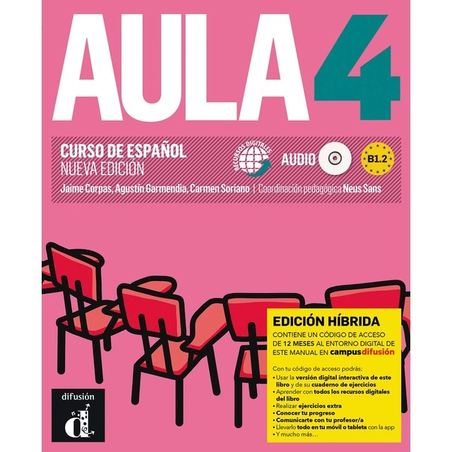 Aula Nueva Edición 4 Ed.hibrida L. del alumno (Tapa blanda)