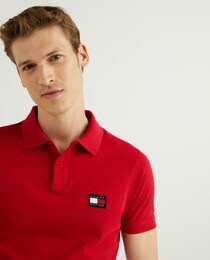 Polo homme slim fit à manches courtes