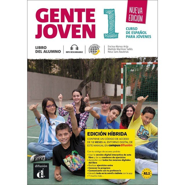 Gente Joven NE 1 Ed. híbrida L. del alumno (Tapa blanda)
