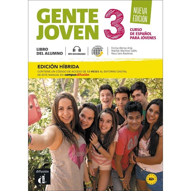 Gente Joven NE 3 Ed. híbrida L. del alumno (Tapa blanda)