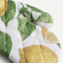 El Corte Inglés Limones oven glove and pot holder set