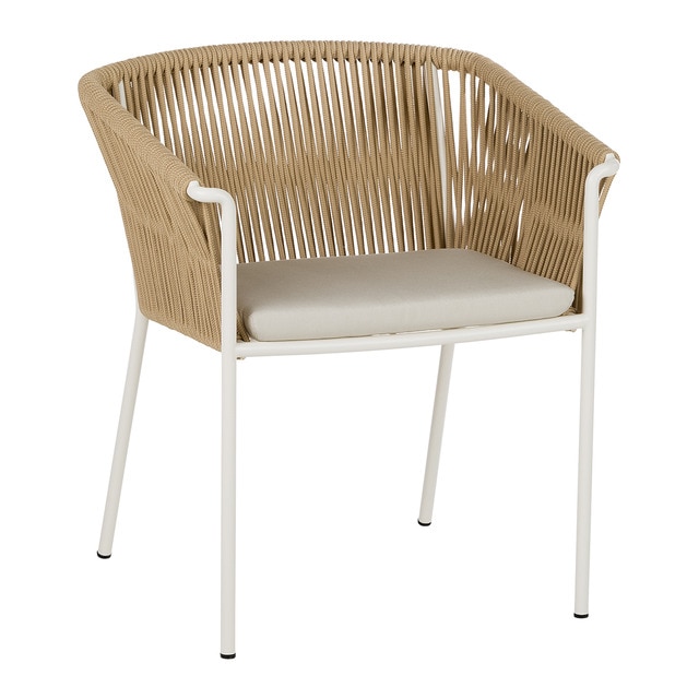 Sillón de comedor de jardín con respaldo bajo Weave Point