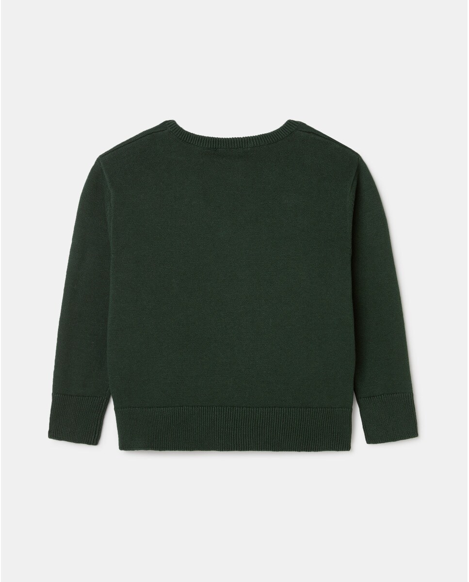 Camisola de Uniforme de Malha Algodão Kids El Corte Inglés Verde-2