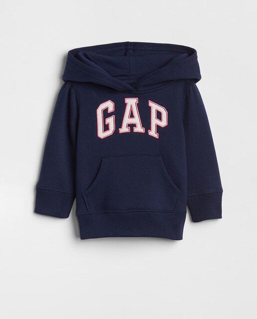 Sudadera de niña con capucha y manga larga