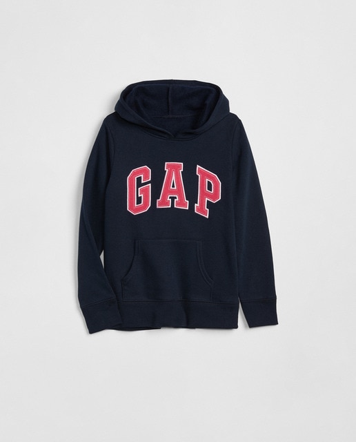 Sudadera de niña con capucha y estampado delantero