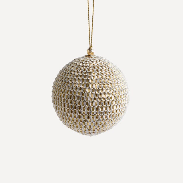Bola con ondas bordadas Navidad El Corte Inglés