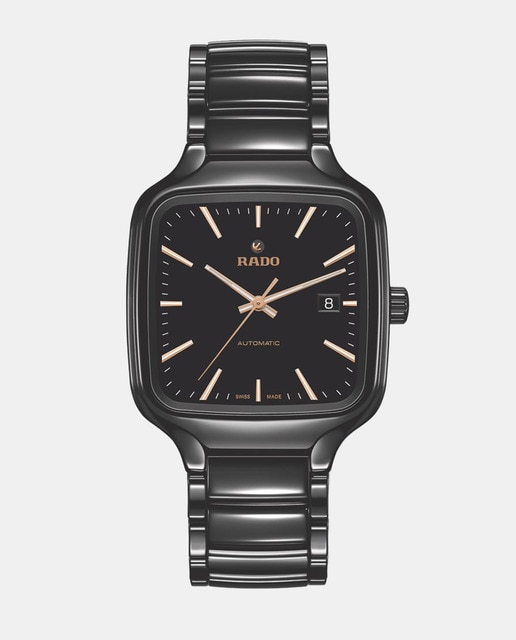 Reloj de hombre True Square Automatic R27078162 de cerámica y titanio