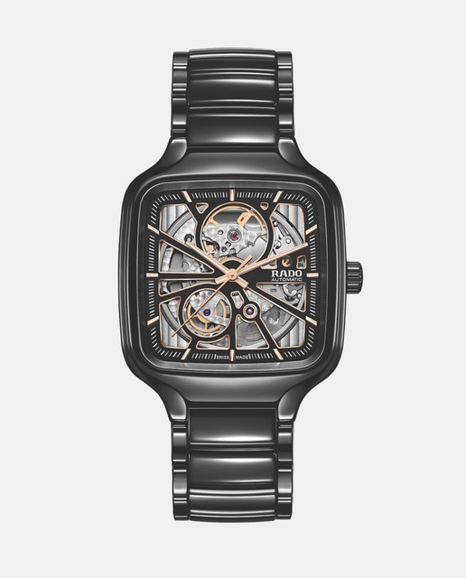 Reloj de hombre True Square Automatic Open Heart R27086162 de cerámica