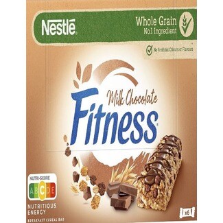 Nestlé Fitness Barras Fitness Delice Milk Chocolate embalagem 135 g