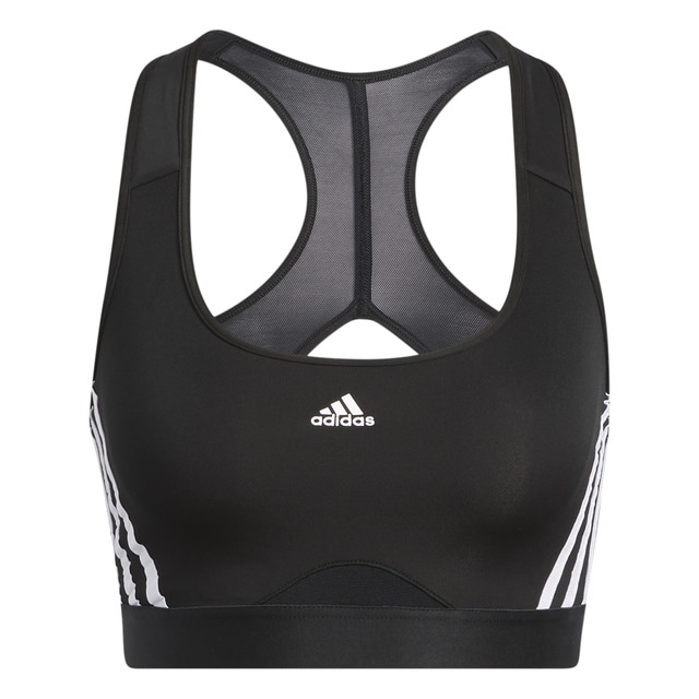 Top de mujer Powerreact Training Medium-Support 3 bandas adidas