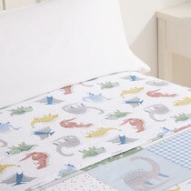 El Corte Inglés - Mini Home Dinos reversible children's eiderdown